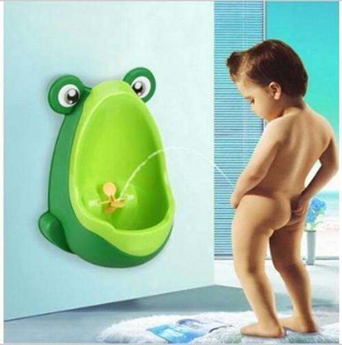 Frog Plastic Baby Children Boys Pee Potty Toilet Training Kids Urinal Bathroom
