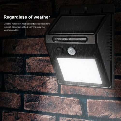 Pack Of 6 Solar Power 20 LED Wall Light Outdoor PIR Motion Sensor Garden Security Lamp