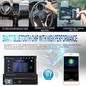 1 Din 7 inch HD Touch screen Bluetooth Car GPS MP5 MP3 Player Radio USB/TF/AUX Autoradio + Map