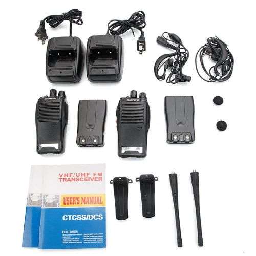 2 x Baofeng BF-777S 400-470MHz 5W Two-Way Radios Walkie Talkie