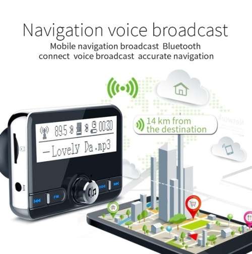 Digital Radio Receiver FM Tuner Radio Car Bluetooth 4.2 Transmitter Adapter FM DAV/DAB Tuner Broadca