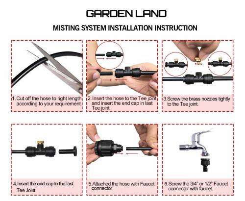 PATIO MIST COOLING KIT (10M)