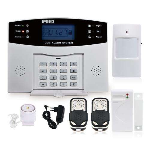 Wireless GSM SMS Home Burglar Security Alarm System