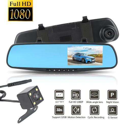 HD Camera Rearview Mirror DVR