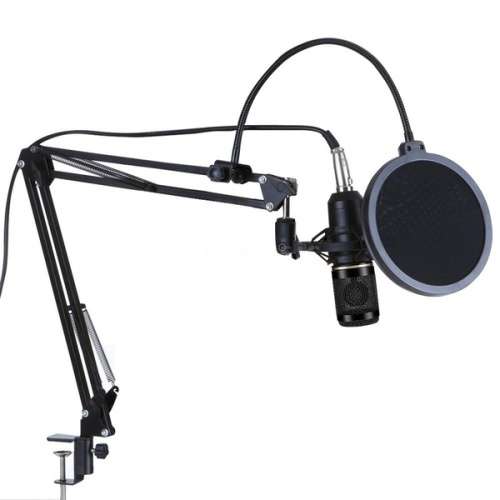 M800 Condenser Microphone Kit With Live V8 Sound Card Pro Audio Studio Recording & Broadcasting