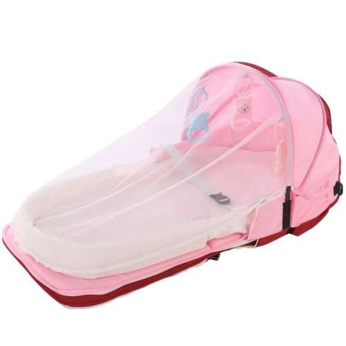 3Pcs Portable Bed Foldable Baby Bed Travel