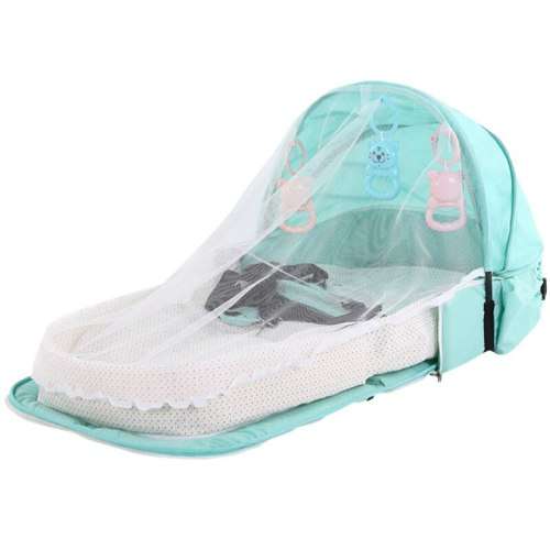 3Pcs Portable Bed Foldable Baby Bed Travel