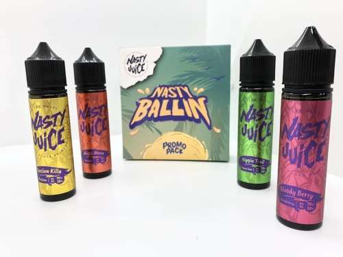 Nasty Ballin e-Liquid Promo Pack of 4