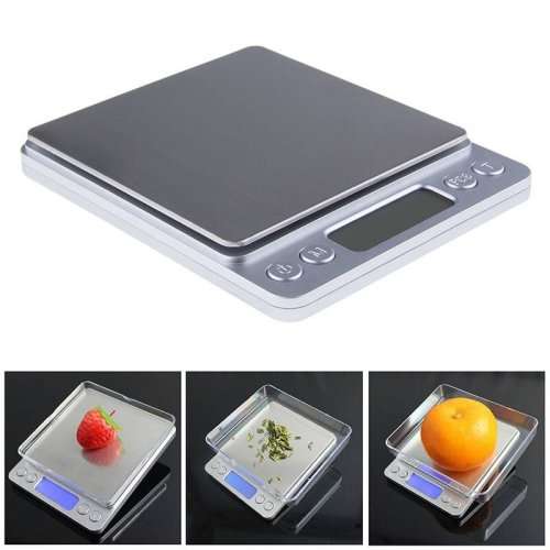 2000g x 0.1g Digital Pocket Scale Jewelry Diamond Weight Electronic Balance Scale