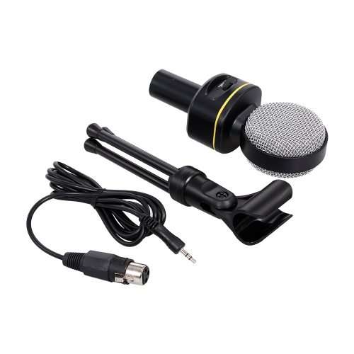 Omnidirectional Desktop Microphone for Live Streaming