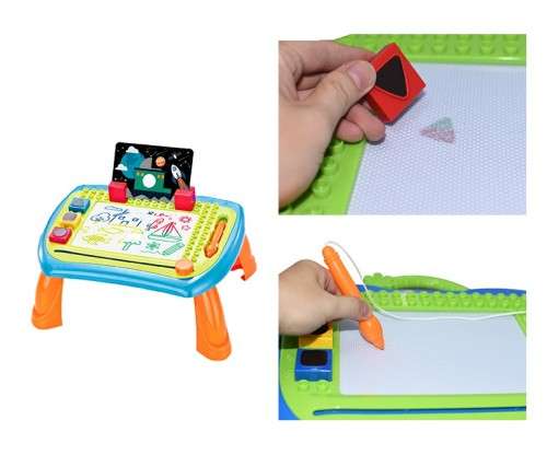 Kids Graffiti Drawing Board Magnetic Sharing Board Table