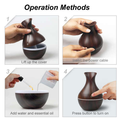 USB Diffuser 130ml Aroma Essential Oil Diffuser Ultrasonic
