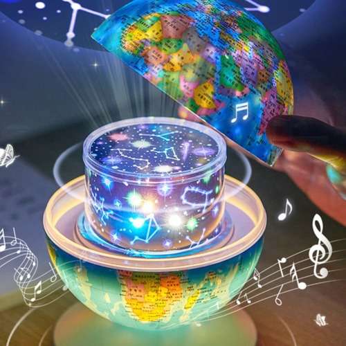 Glow In The Dark Globe Projection Light For Kids