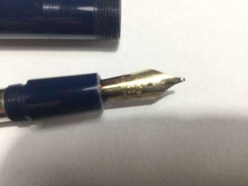 VINTAGE PARKER SLIMFOLD 14kt GOLD NIB