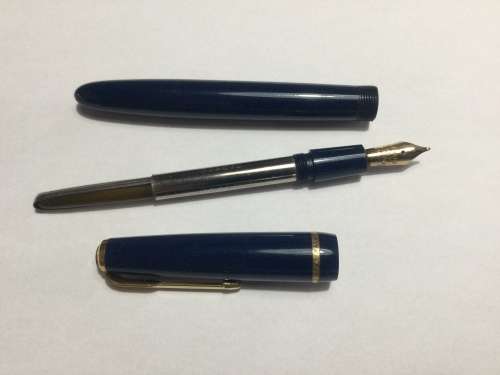 VINTAGE PARKER SLIMFOLD 14kt GOLD NIB