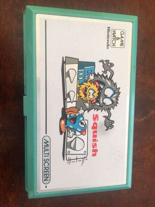 Nintendo Game and Watch Squish Super Rare 1986