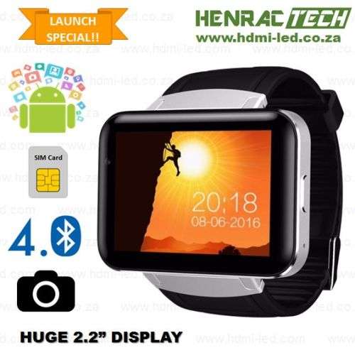 DM98 Android Smart Phone Watch, 3G, 2.2" Display, Camera, WiFi, GPS etc. C
