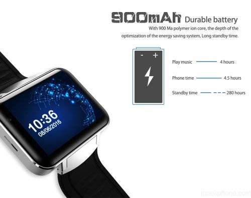 DM98 Android Smart Phone Watch, 3G, 2.2" Display, Camera, WiFi, GPS etc. C