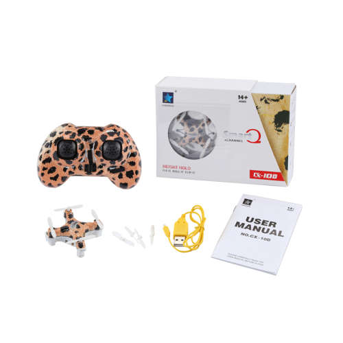 CX-10D (Smart Q) Nano Drone, Quadcopter with Height Hold, Camo and rainbow