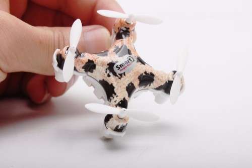 CX-10D (Smart Q) Nano Drone, Quadcopter with Height Hold, Camo and rainbow