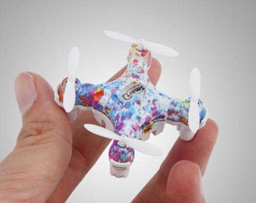 CX-10D (Smart Q) Nano Drone, Quadcopter with Height Hold, Camo and rainbow