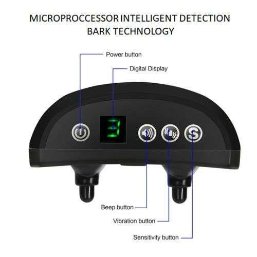 Dog Bark Control Collar, Anti Bark, Vibrate Function, No Shock