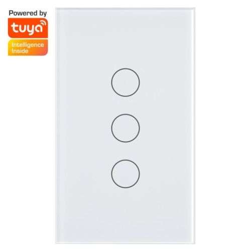 Smart Wifi Touch Switch, 3 Gang Light | Tuya SmartLife