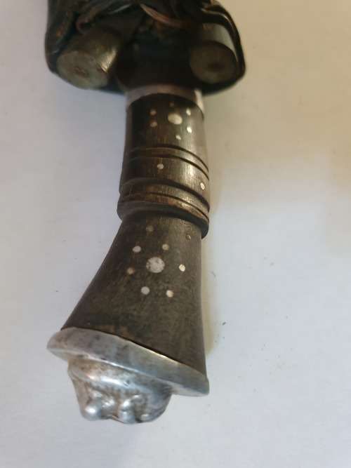 Authentic Hand-Hammered Forged Gurkha Kukri Knife with 2 small knives