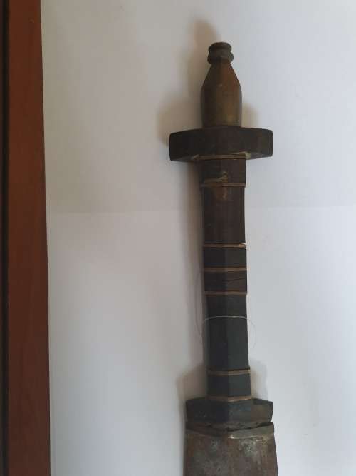 Abyssinian handcrafted tribesman`s knife 100+ years old