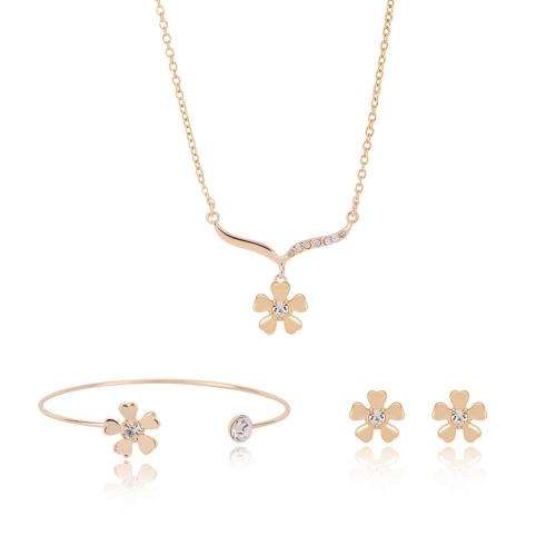 Stunning rose gold 3 piece daisy set