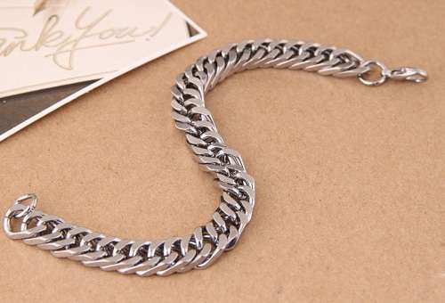 Stunning chunky stainless steel bracelet