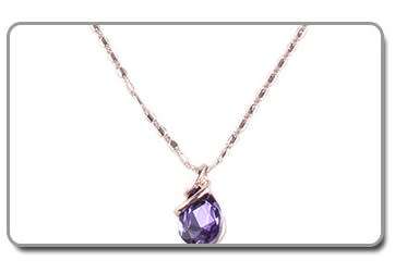 Stunning crystal Amethyst style pendant