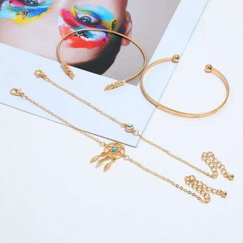 Stunning four piece dream catcher bracelet set