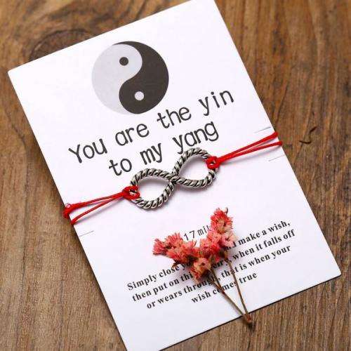 The yin to my yang inspirational bracelet