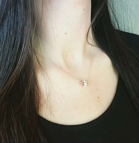 Stunning Crystal ball pendant on chain