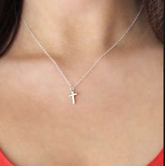 Gorgeous cross pendant and chain