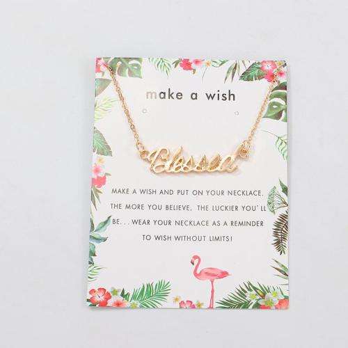 Stunning GP "Blessed" Necklace on a beautiful gift card.