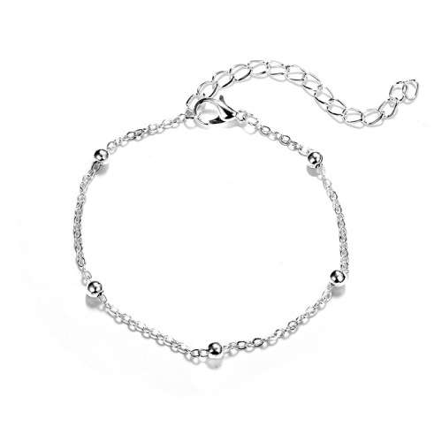 Stunning Silver plated ball bracelet