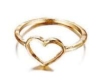 Heart design GP ring