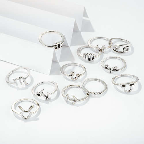 Horoscope rings, in Tibetan silver..per ring