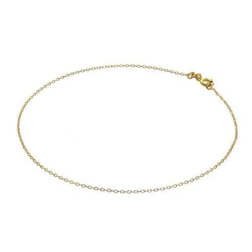 Stunning 9ct gold plated ankle bracelet