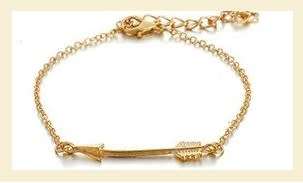 Stunning Gold plated Arrow bracelet