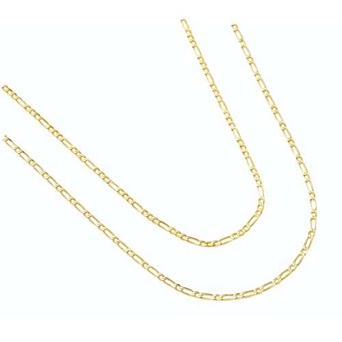 Stunning Gold plated figaro chain