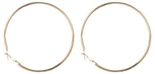 Stunning Gold plated hoop earrings