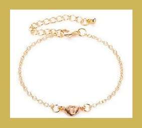 Gorgeous Gold plated heart bracelet