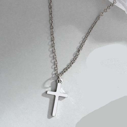 Gorgeous Tibetan silver cross and chain