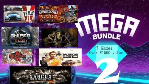 STEAM GAME BUNDLE 2 -  7 games worth over R1500  ! Free fast delivery