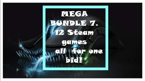 STEAM GAME BUNDLE 7. Includes 12 awesome Steam games. Value R1100 ! Free fast delivery