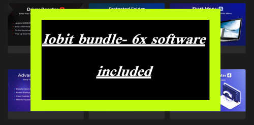 IOBIT software BUNDLE! 6x software licenses.