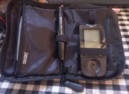 Accu-chek Glucometer(to check sugar levels for diabetics)